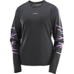 SALOMON Damen T-Shirt SHAKEout CORE GRAPHIC, Größe S in Grau
