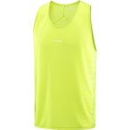 Salomon Herren Sense Aero Singlet GFX Tanktop (Größe XL, gelb)
