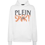 PLEIN SPORT Hoodie, Größe XXL in Weiß