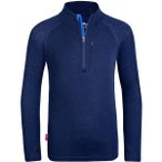 TROLLKIDS Kids Lofoten Half Zip, Größe 92 in Blau