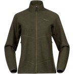 Bergans Rabot Merino Fleece  Damen  Fleecejacke oliv Größe M Trekking  Elastis