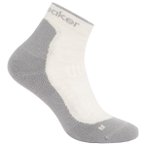 Icebreaker - Women's Merino Hike+ Light Mini - Wandersocken 35-37 grau/weiß