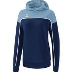 ERIMA Damen Kapuzensweat CHANGE hoody, Größe 42 in Blau