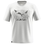 Salewa - Eagle Geometric T-Shirt - Funktionsshirt Gr 48 grau/weiß