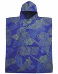 PackTowl - Poncho - Poncho Botanical  - Größe L/XL - Blau