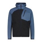 CMP Herren Kapuzensweats lg.Arm He/Uni MAN JACKET FIX HOOD, Größe 58 in Schwar