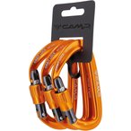 Camp Orbit Lock Karabiner 3er Pack  Karabiner orange Größe One Size Alpinklett