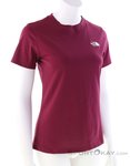 The North Face Evolution Simple Dome Damen T-Shirt-Dunkel-Rot-L