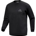 Arcteryx Emblem Fleece Crew Herren Fleecepullover ( Schwarz L Größe,)