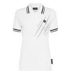PLEIN SPORT Poloshirt SCRATCH, Größe XS in Weiß