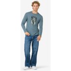 Super.Natural Herren Bearski Longsleeve (Größe XL, blau)