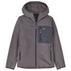 Patagonia - Kid's R2 Techface Hoody - Fleecejacke Gr XS grau