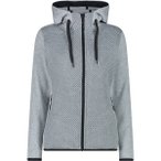 CMP Damen Kapuzensweat WOMAN FIX HOOD JACKET, Größe 36 in Grau