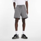 NEW BALANCE Herren Shorts Reimagined Fleece Short 7", Größe M in Grau