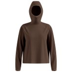 Odlo - Women's Mid Layer Hoody Cubic - Funktionsshirt Gr XS braun