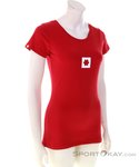 Ocun Logo Damen T-Shirt-Rot-XS
