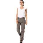 Vaude Farley Stretch Zo II Hose Damen  Zip-Hosen braun Größe S Trekking  Wider