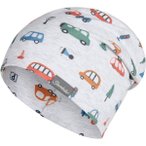 STERNTALER Beanie Fahrzeuge, Größe 43 in Grau