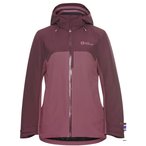 Jack Wolfskin Hunberg 3in1  Damen  Doppeljacke lila Größe S Camping  Klein ver