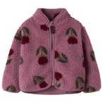 Name it - Kid's Nelda Teddy Cardigan - Fleecejacke Gr 116 lila