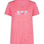 CMP Melange Print  Damen  T-Shirts rosa Größe S Trekking  Geruchsneutralisiere