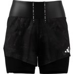 adidas Spray Dye 2in1  Damen  Laufhose schwarz Größe XS Laufen | Trailrunning 