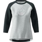 Zimtstern Damen PureFlowz Trikot (Größe XL, glacier grey-pirate black)