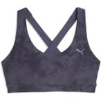 PUMA Damen BH Cloudspun Bra AOP - Mid, Größe S in Grau
