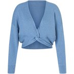 Mandala Front Tied  Damen  Pullover blau Größe XS Lifestyle | Yoga  Hautfreund