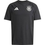 ADIDAS Herren Fanshirt Deutschland DFB Tiro Reiseshirt, Größe L in Schwarz