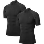 DANISH ENDURANCE Hemd Power Compression, Größe 3XL in Schwarz