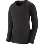 Patagonia Capilene Midweight Crew  Damen  Langarm Unterhemden schwarz Größe XS