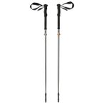 Komperdell - Mountain Trail FXO - Trekkingstöcke Länge 120-135 cm schwarz/oran