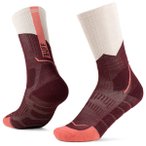 Buff - Merino MW Crew - Wandersocken 39-41 rot