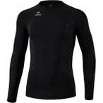 ERIMA Herren Unterhemd ATHLETIC longsleeve function, Größe S in Schwarz