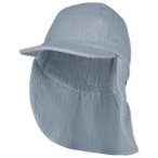 Sterntaler - Kid's Schirmmütze Nacken Musselin - Cap Gr 49 cm grau