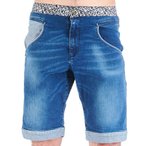 Nograd Sahel Short Denim Klettershorts, M, denim blue
