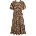 Armedangels Zebra Print Jersey Midi Kleid Damen  Kleider braun Größe XS Lifest