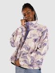 Columbia Helvetia II Printed Cropped Half Snap Half-Zip Fleece Pullover lavender