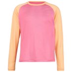 Heber Peak - Kid's MerinoCool165 EvergreenHe. L/S - Merinoshirt Gr 164 rosa