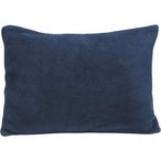 Cocoon Microfleece Kissenbezug  Reisekissen blau Größe 33x43cm Reise