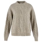 Fjällräven - Women's Övik Cable Knit - Wollpullover Gr XS grau/beige