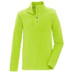 killtec - Boy's Ksw 139 Fleece Shirt - Fleecepullover Gr 116 grün