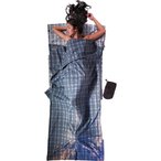 Cocoon TravelSheet Cotton Flanell Schlafsack  Hüttenschlafsäcke & Inlets gruen