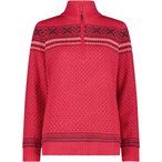 CMP Knitted WP  Damen  Pullover rot Größe XS Trekking  Hautfreundlich