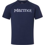 Marmot Windridge Graphic  Herren  T-Shirts blau Größe S Trekking  Elastisch