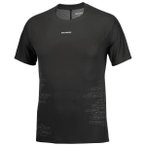 Salomon - Sense Aero Short Sleeve Tee GFX - Laufshirt Gr XL schwarz
