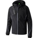 ERIMA Herren Jacke Softshelljacke Funktion, Größe S in Schwarz