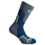 CMP - Trekking Sock Wool Mid - Wandersocken 36-38 blau