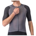 Castelli - Aero Race 8S Jersey - Radtrikot Gr M grau